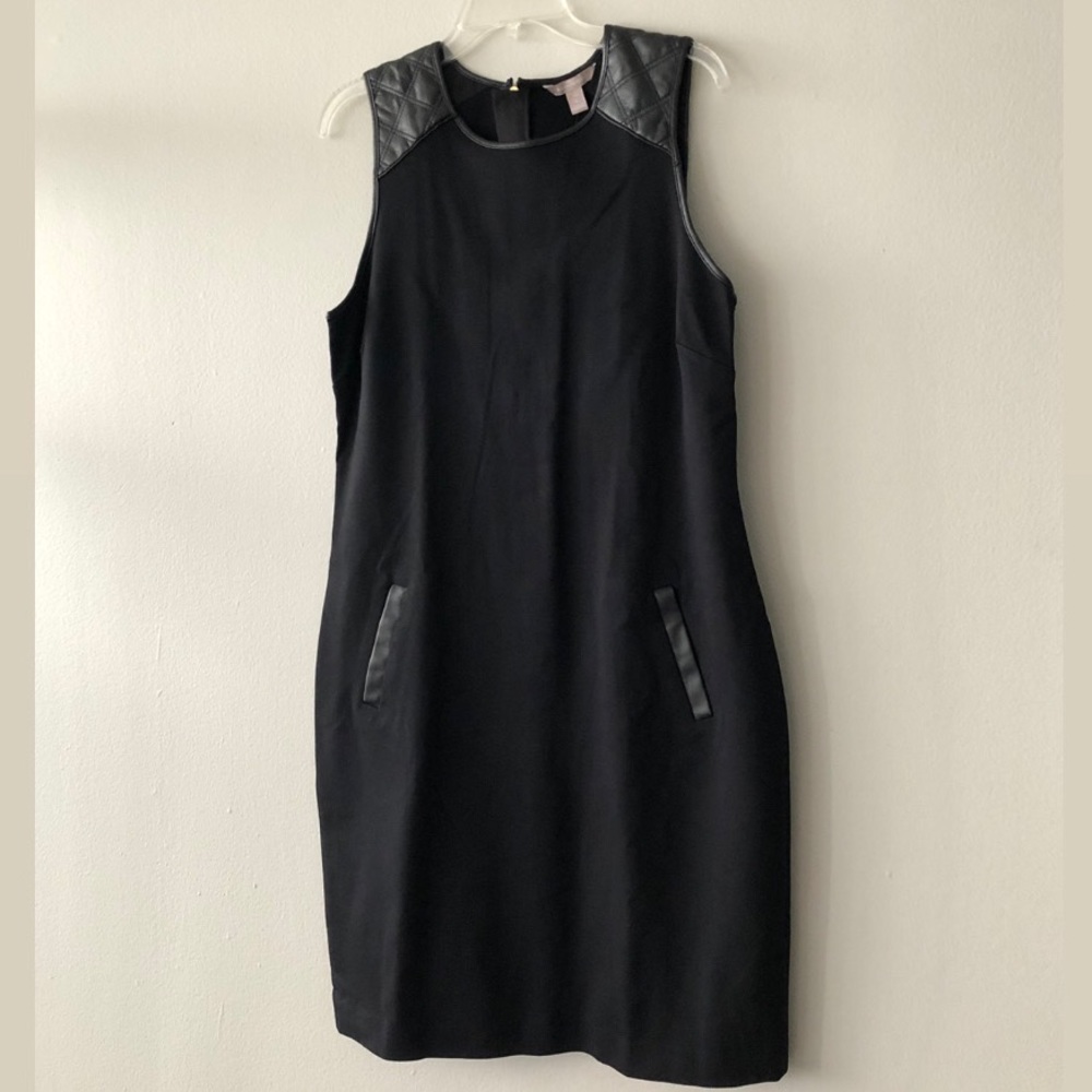 BANANA REPUBLIC black dress.